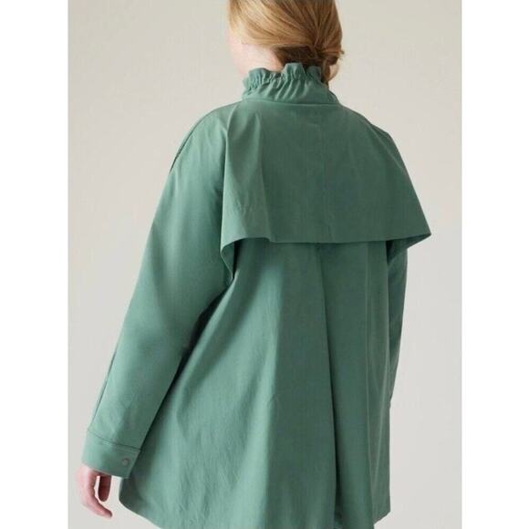 Athleta Advantage Poplin Top Quarter Zip Pullover Jacket - Picture 12 of 12